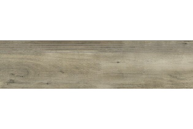 Schodovka Rako Saloon tmavě hnědá mat rektifikovaná 30x120 DCPVF748