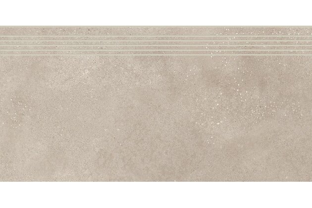 Schodovka Rako Betonico tmavě béžová mat rektifikovaná 40x80 DCP84794