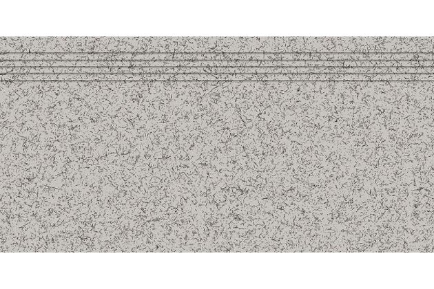 Schodovka Rako Linka šedá mat rektifikovaná 30x60 DCPSE821