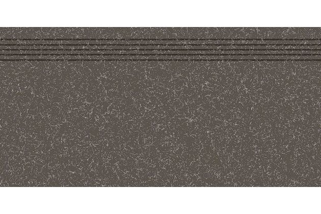 Schodovka Rako Linka černá mat rektifikovaná 30x60 DCPSE822