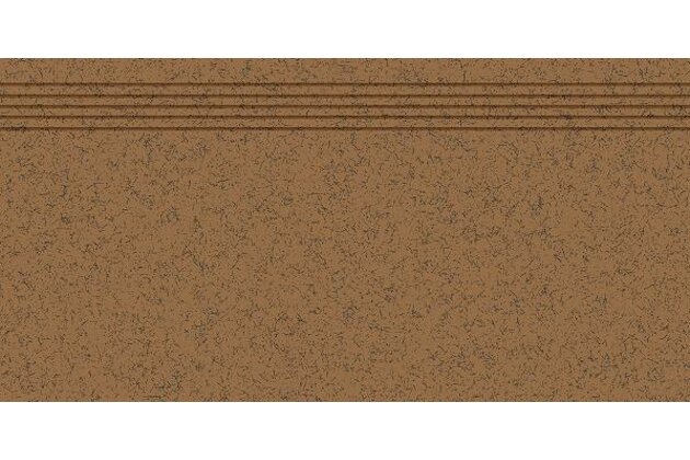 Schodovka Rako Linka hnědá mat rektifikovaná 30x60 DCPSE823