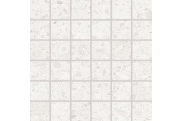 Mozaika Rako Porfido bílá pololesk rektifikovaná 30x30 DDM06810