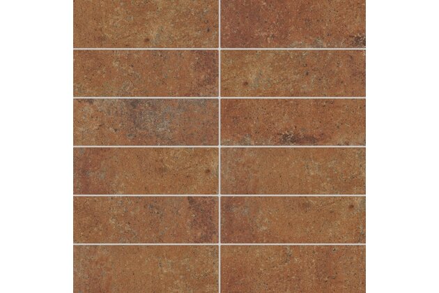 Dekor Rako Siena červenohnědá struktura mat rektifikovaný 45x45 DDP4H665