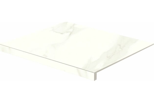 Tvarovka schodová Rako Cava bílá mat rektifikovaná 53x60 DCF65830