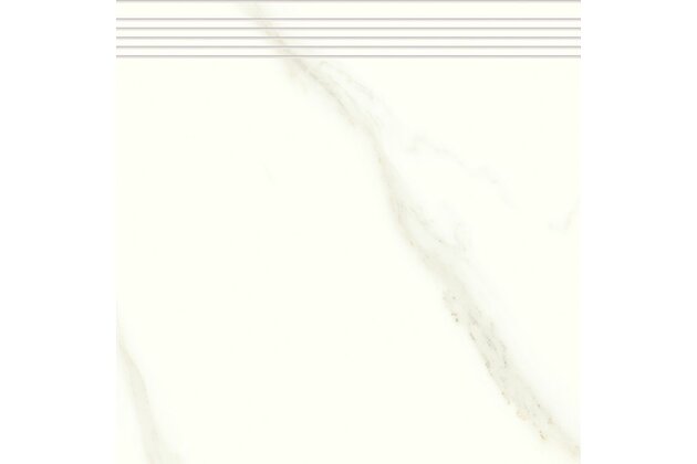 Schodovka Rako Cava bílá mat rektifikovaná 60x60 DCP63830