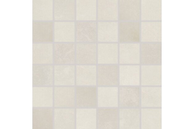 Mozaika Rako Extra slonová kost struktura mat rektifikovaná 30x30 WDM05820