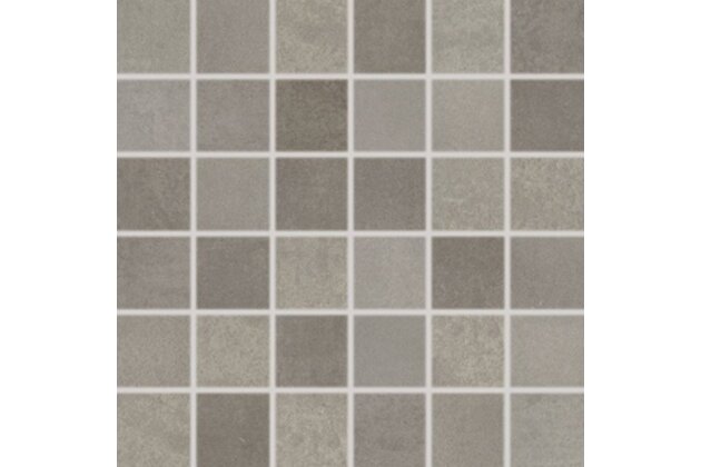 Mozaika Rako Extra hnědošedá struktura mat rektifikovaná 30x30 WDM05821