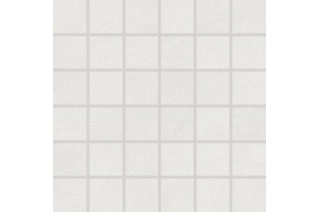 Mozaika Rako Extra bílá struktura mat rektifikovaná 30x30 WDM05822