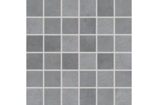 Mozaika Rako Extra tmavě šedá struktura mat rektifikovaná 30x30 WDM05824