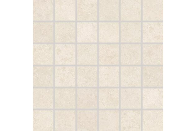 Mozaika Rako Base světle béžová struktura mat rektifikovaná 30x30 WDM05431