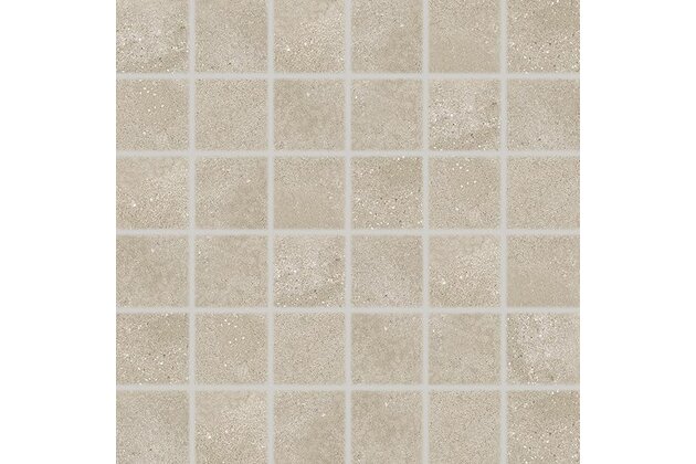 Mozaika Rako Betonico tmavě béžová mat rektifikovaná 30x30 WDM05794