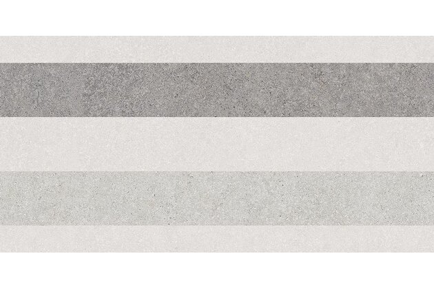 Dekor Rako Block světle šedá struktura mat 30x60 WARVK780