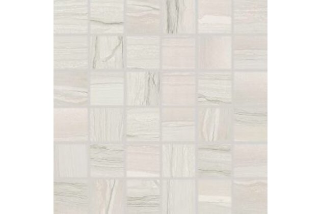 Mozaika Rako Boa světle šedá mat rektifikovaná 30x30 WDM05526