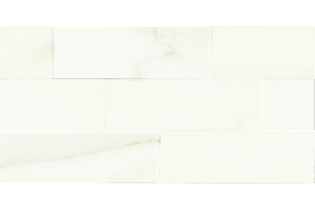 Obklad Rako Cava bílá struktura mat rektifikovaný 30x60 WARVK730