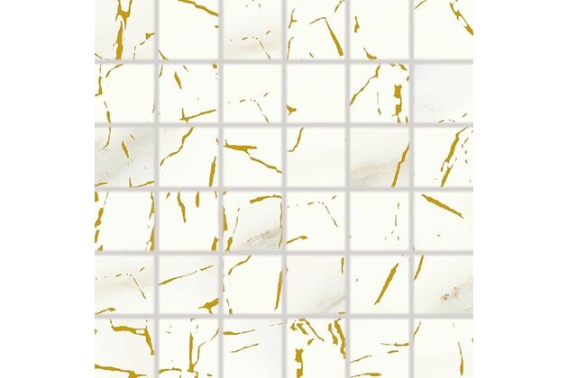 Mozaika Rako Cava zlatá mat rektifikovaná 30x30 WDM05731