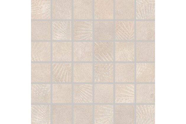 Mozaika Rako Lampea béžová lesk rektifikovaná 30x30 WDM05688