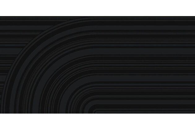 Obklad 2. jakost Rako Metro černá lesk rektifikovaný 30x60 WAKVK651.2