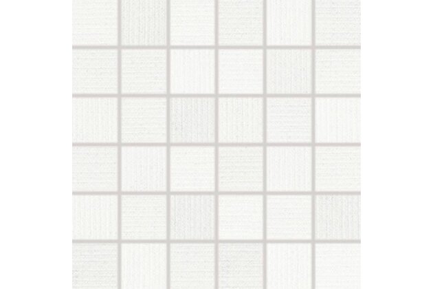 Mozaika Rako Next světle šedá struktura mat rektifikovaná 30x30 WDM05500