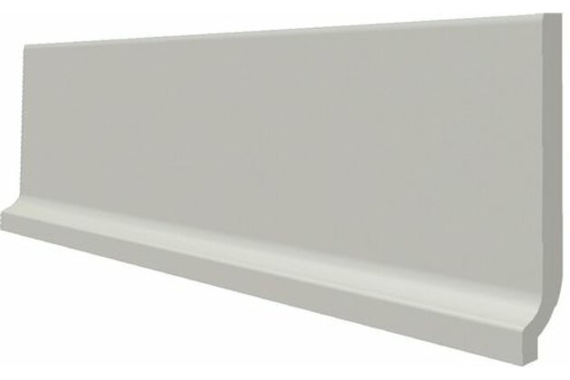 Sokl s požlábkem Rako Taurus Color světle šedá mat 8x30 TSPKF003