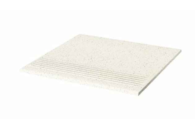 Schodovka Rako Taurus Granit bílá mat 30x30 TCA34060