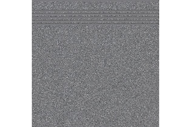 Schodovka Rako Taurus Granit antracitově šedá mat 30x30 TCA34065