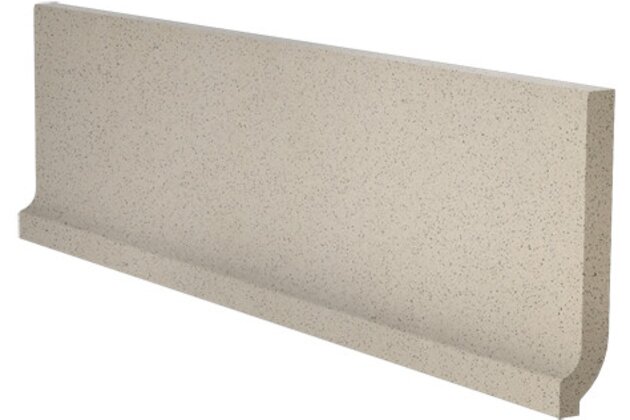 Sokl s požlábkem Rako Taurus Granit tmavě béžová mat 8x30 TSPKF061