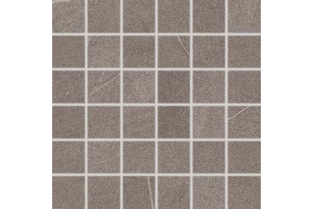 Mozaika Rako Topo tmavě šedá mat rektifikovaná 30x30 WDM05624