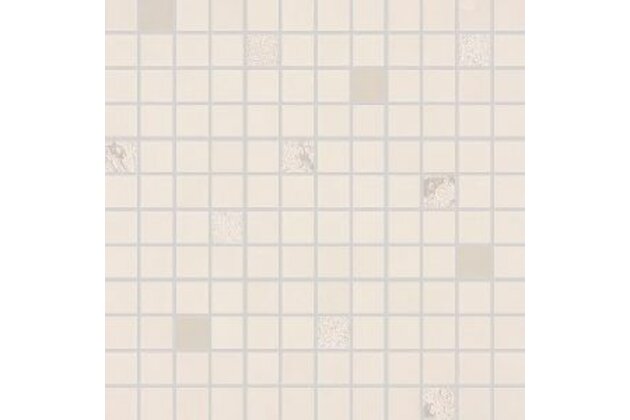 Mozaika Rako Up světle béžová lesk rektifikovaná 30x30 WDM0U508