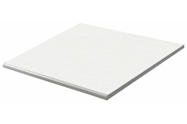 Schodovka Rako Betonico Outdoor bílošedá struktura mat rektifikovaná 60x60 DCH66790