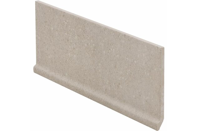 Sokl s požlábkem Rako Betonico tmavě béžová mat 11x30 DSPJT794
