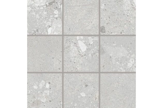 Dlažba Rako Castone šedá mat rektifikovaná 10x10 DAK11856