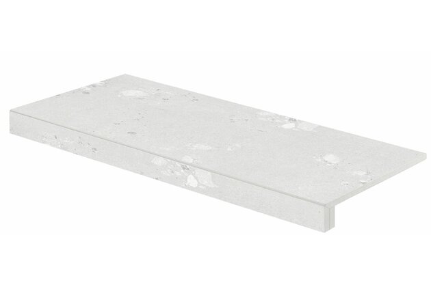 Tvarovka schodová Rako Castone šedobílá mat rektifikovaná 40x80 DCF84855