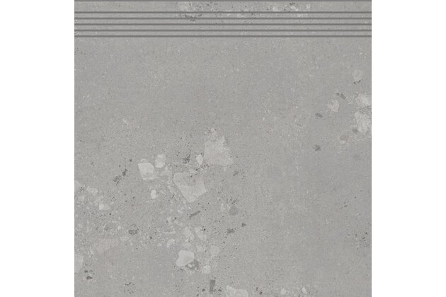 Schodovka Rako Castone tmavě šedá mat rektifikovaná 60x60 DCP62857