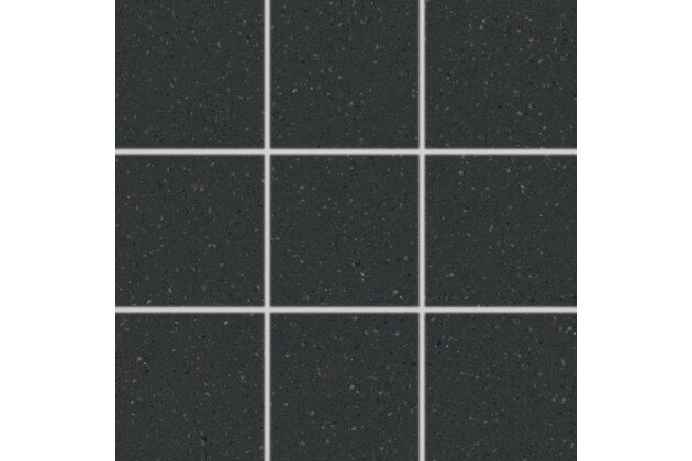 Dlažba Rako Compila hnědočerná mat rektifikovaná 10x10 DAK11871