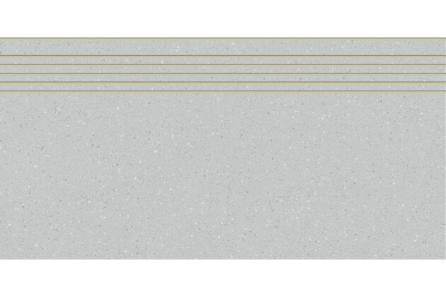 Schodovka Rako Compila šedá mat rektifikovaná 30x60 DCPSR865