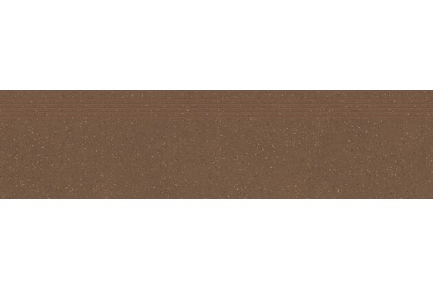 Schodovka Rako Compila hnědočervená mat rektifikovaná 30x120 DCPVF869