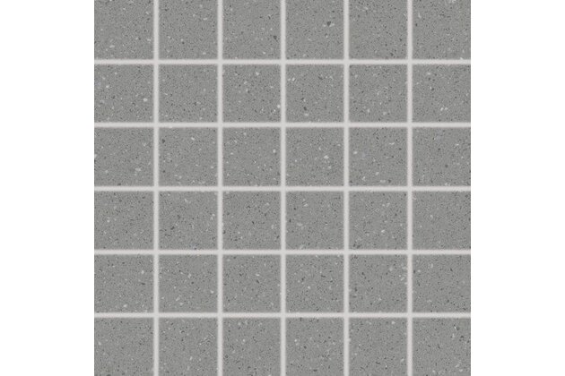 Mozaika Rako Compila tmavě šedá mat rektifikovaná 30x30 DDM05866