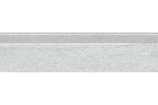 Schodovka Rako Vals šedobílá mat rektifikovaná 30x120 DCPVF846