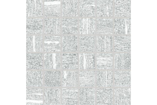 Mozaika Rako Vals šedobílá mat rektifikovaná 30x30 DDM05846