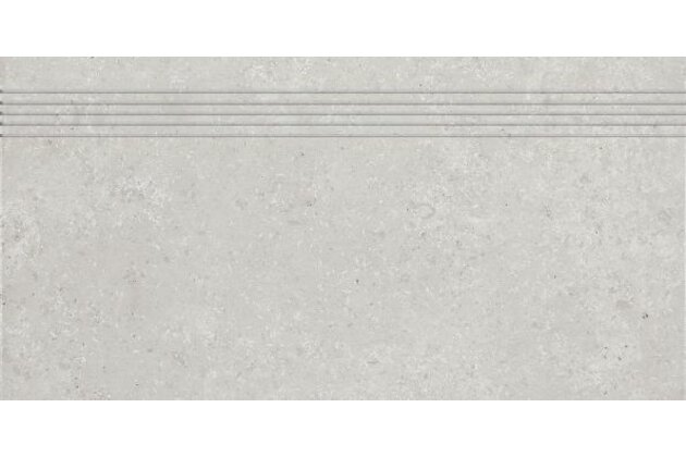 Schodovka Rako Base světle šedá mat rektifikovaná 30x60 DCPSR432