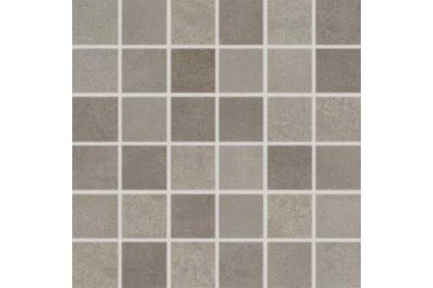 Mozaika Rako Extra hnědošedá struktura mat rektifikovaná 30x30 DDM05721