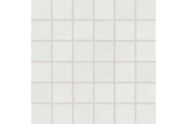 Mozaika Rako Extra bílá struktura mat rektifikovaná 30x30 DDM05722