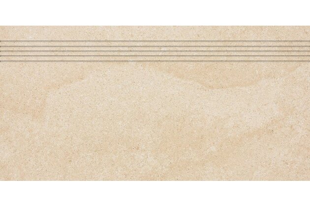 Schodovka Rako Kaamos béžová mat rektifikovaná 30x60 DCPSR586