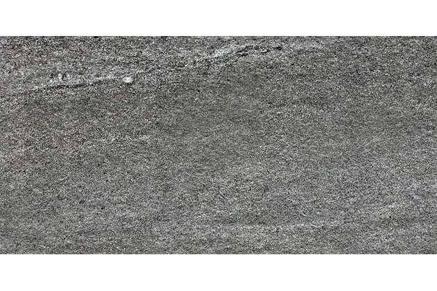 Dlažba Rako Quarzit tmavě šedá struktura mat rektifikovaná 30x60 DARSR738