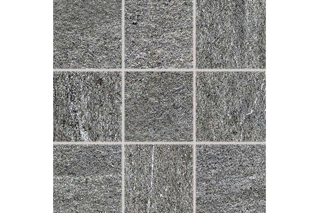 Dlažba Rako Quarzit tmavě šedá struktura mat rektifikovaná 10x10 DAR11738