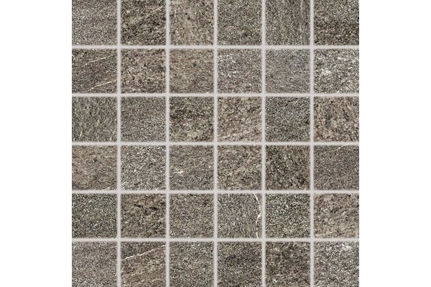 Mozaika Rako Quarzit hnědá struktura mat rektifikovaná 30x30 DDM05736