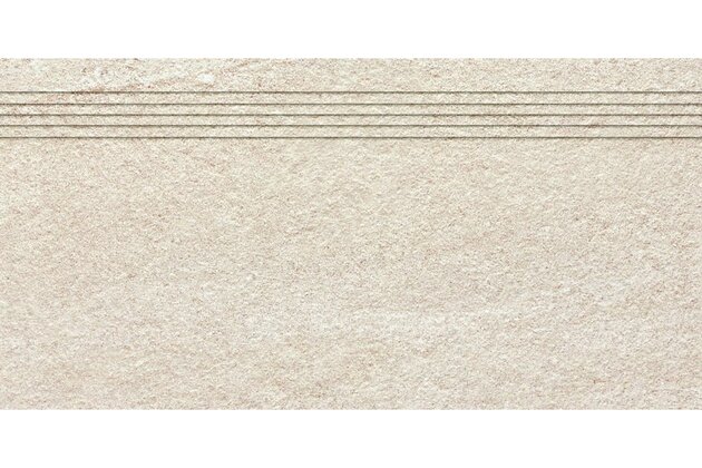 Schodovka Rako Quarzit béžová struktura mat rektifikovaná 30x60 DCVSR735