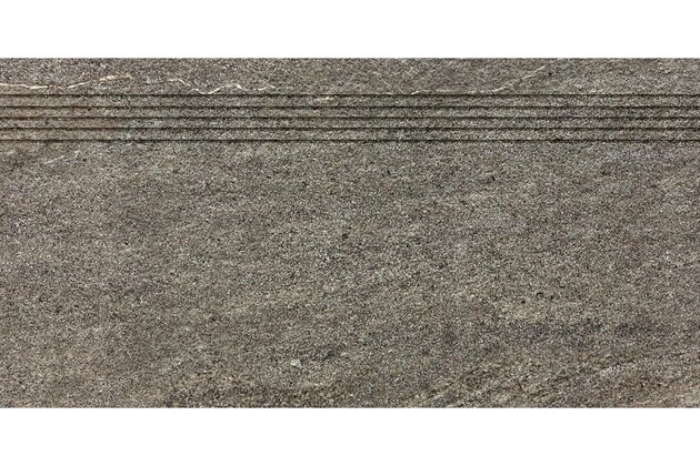 Schodovka Rako Quarzit hnědá struktura mat rektifikovaná 30x60 DCVSR736