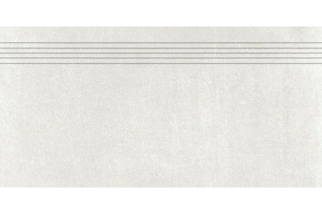 Schodovka Rako Rebel bílošedá mat rektifikovaná 30x60 DCPSR740