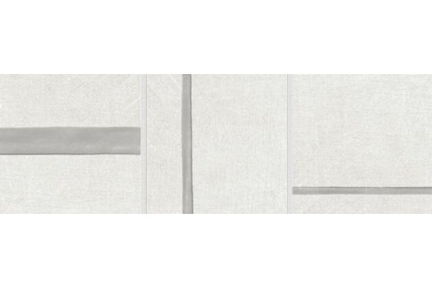 Dekor Rako Rebel bílošedá pololesk rektifikovaný 20x20 DDT25740